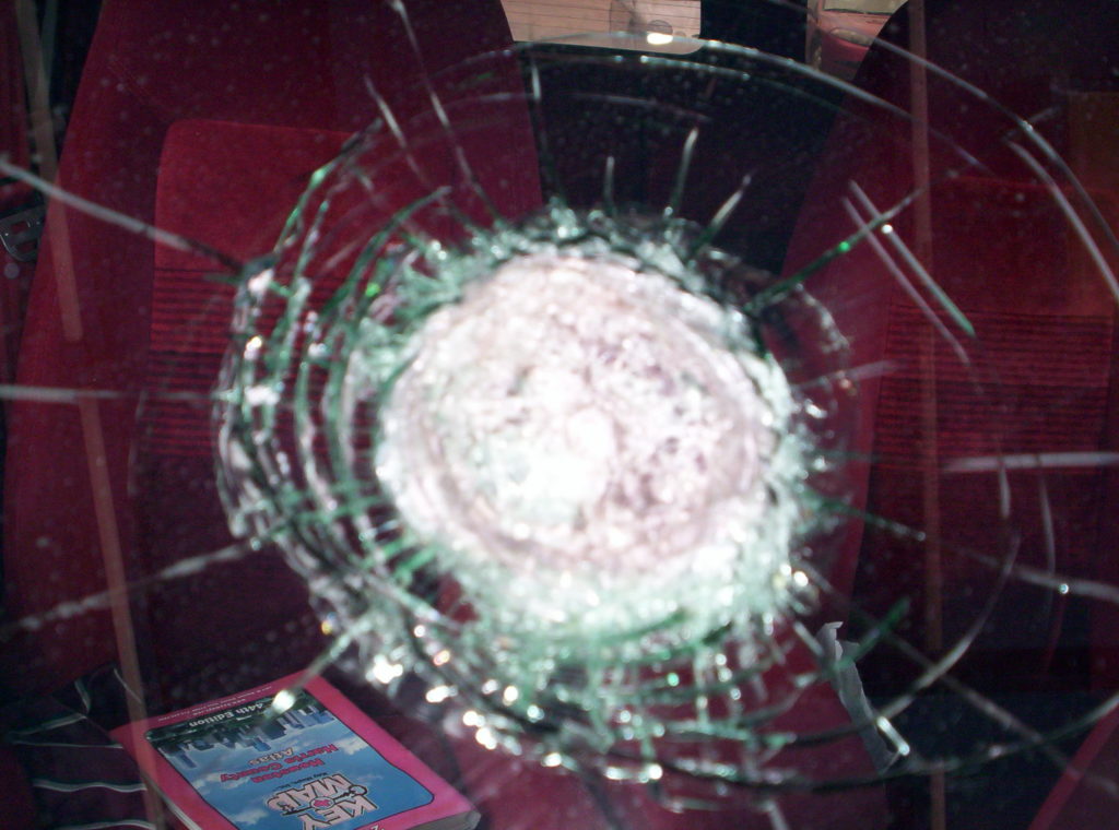 Cracked Windshield Needs Auto Glass Replacement