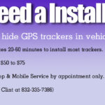 Need A Install? GPS Tracking Advertisement