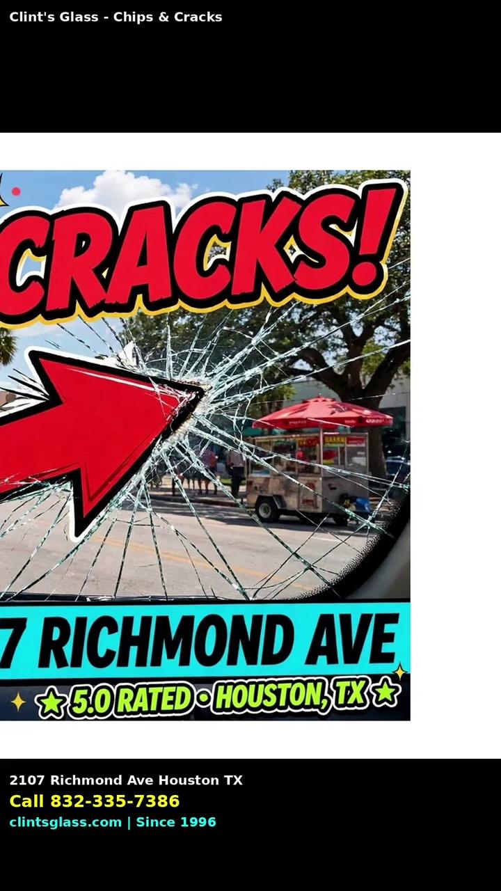 Windshield Repair Banner - Cracks Richmond Houston