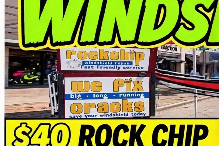 AI banner graphic WINDS starting WINDSHIELD REPAIR banner Houston Clint's Glass 2107 Richmond Ave