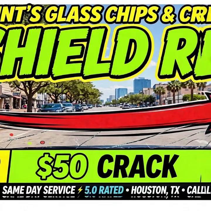 Windshield Repair Houston Banner - HIELD - 2107 Richmond Ave